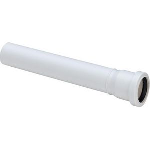 Afvoerbuis 50x250mm wit m.lippendichting