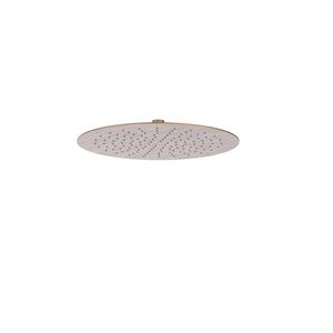 Hoofddouche Slim 30cm antikalk nozzels Eco-air geborsteld mat koper
