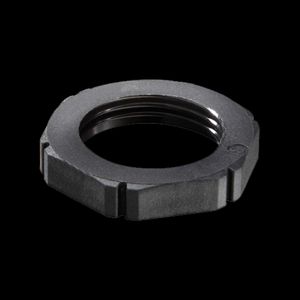 Contramoer kunststof, glasvezelversterkt PG11 zwart (MUG11BK) VVE=100