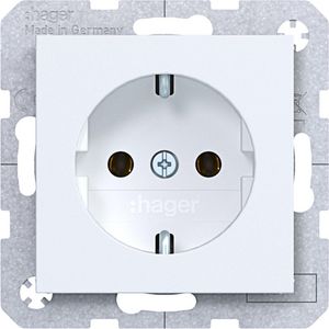 SCHUKO-wandcontactdoos schroef liftklemmen A.x/C.x lichtwit