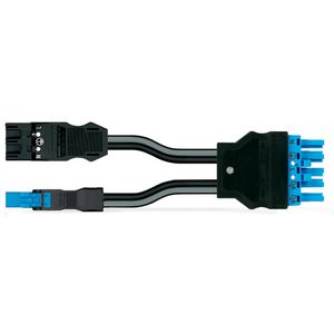 Geconf.Y-kabel B2ca 2xsteker/bus 771-5001/222-000