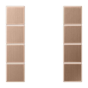 KNX F50 tastafd. compleet 4v. LS brons