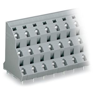 3-etage printklem 2,5mm² raster 10mm grijs 737-702 VVE=64