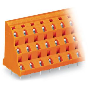 3-etage printklem 2,5mm² raster 10,16mm oranje 737-852VVE=64