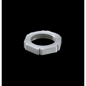 Contramoer kunststof M16x1,5 zilver grijs (EMUG16SG) VVE=100