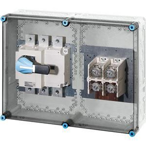 Lastschakelaark. 630A 3 P. BM6 600x450mm +PE/Nul klem
