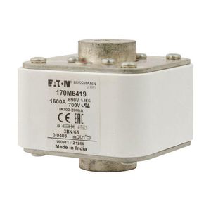 Zekering hoge snelheid 1600A AC 690V 200kA size 3 aR IEC UL