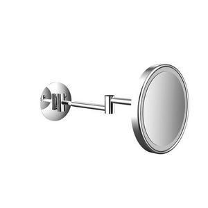 Scheerspiegel LED 2 kleuren 203mm 2-armig vergroting 3 chr