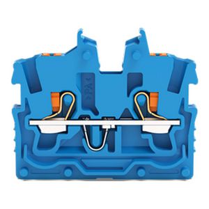 2-draads MINI-rijgklem Met Druk 1 mm² blauw 2250-324 VVE=100