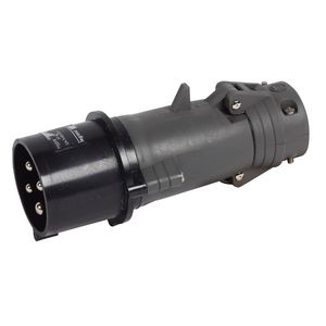 Stekker recht 500V 32A 4-polig IP44 kunststof Hypra