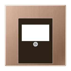 Afdekking USB+luidspr.LS brons
