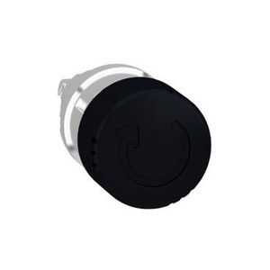 Kop noodstop 30 draaien om te ontgrendelen 22mm Zwart z.