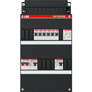 Groepenkast 6 groepen achter 2x 30mA+T+HS 1-fase 1SPF006907F0185