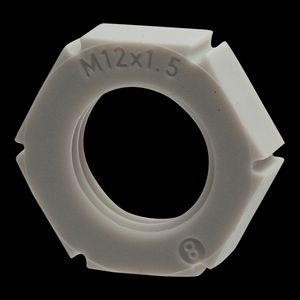 Contramoer kunststof M12x1,5 grijs (EMUG12LG)