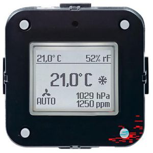 KNX ruimtethermostaat CO2 inb. (6109/28)