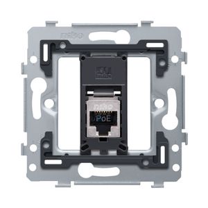 Mechanisme 1RJ45-aansl. STP Cat. 5E PoE++ vlak