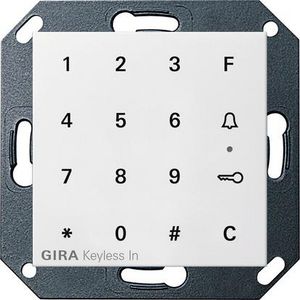 Gira Keyless In codeklavier System 55 zuiver wit