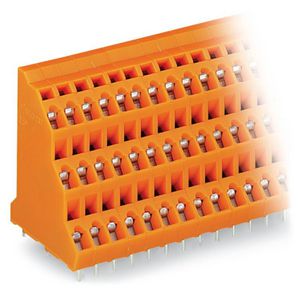 3-etage printklem 2,5mm² raster 5,08mm oranje 737-302 VVE=92