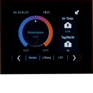KNX touch controller 3,5 touch display incl. busaankoppelaar