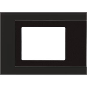 Afdekraam tbv FP701CT (IP) zwartglas KNX