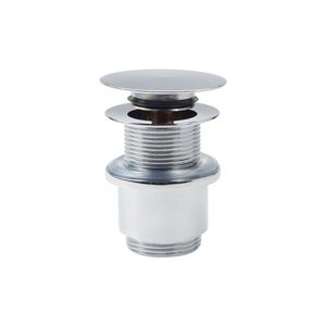 InBe stop/go afvoerplug, met platte afdekkap zonder overloop