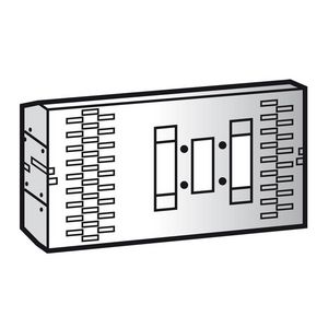 Montageplaat DPX250 uitrijdbaar horizontaal XL3