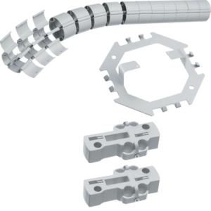 Desk Lane set uitvoering vloer/bureau lente 80 cm lichtgrijs