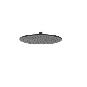 Hoofddouche medium 30cm antikalk nozzels mat zwart