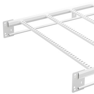 Lengte a 6m. Kabelladder 1000mm KHZPV zinkpox wit RAL9010