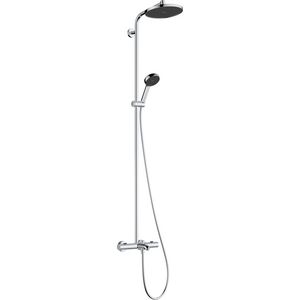 Showerpipe Activera S 240 1 straalsoort EcoSmart Ecostat Fine chroom