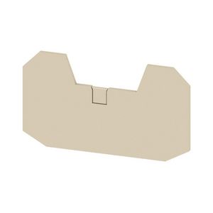 Eindplaatklemmen d. beige 90.6mm 2.2mm VVE=50
