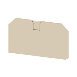 Eindplaatklemmen d. beige 42.6mm 2.2mm VVE=50