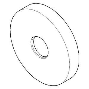 Rozet 55x15,1x9mm Champagne (22kt Goud)