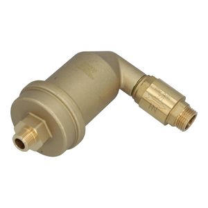 Snelontluchter 1/2" met terugslagventiel 3/8