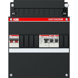 Groepenkast 2 groepen achter 30mA + HS 1-fase