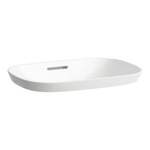 Opbouwwastafel 500x365mm z. kr.gat met overloop wit H8173020001091