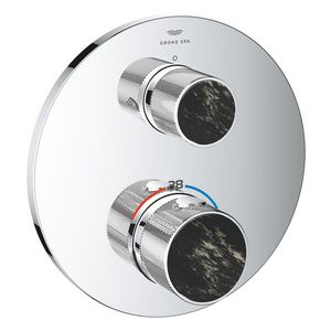 Afbouwdeel Atrio gek. knopgrepen thermostatisch 24396000 (Spa colors coll.)