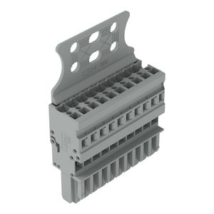1-draads female steker CAGE CLAMP 4 mm2 grijs VVE=10