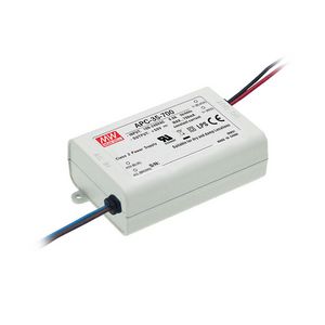 AC-DC enkele output LED driver PSU CC 35W 350mA