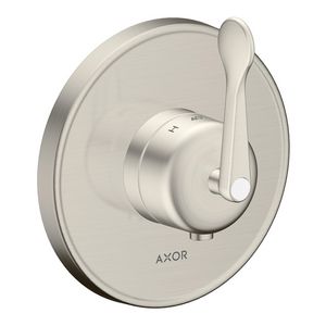 AXOR Archivio afbouwdeel thermostaat inbouw met rechte greep RVS-look