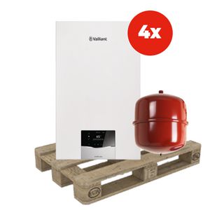 KPW pallet 4st. CV-ketel ecoTEC plus VHR 35/40CS/1-5 CW5 + aansluitpakket 18L