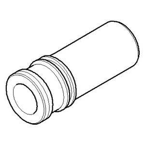 Houder v. douchemengkraan Madison 20x49mm Champagne