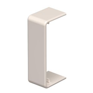 Naadafdekking 15x40mm polyvinylchlorid creme wit 9001 VVE=20