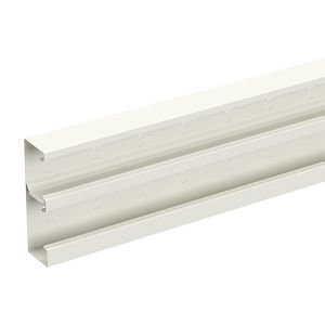 Lengte a 2,5m. Wandgoot 233x72+G WGX wit RAL9010