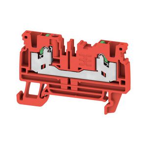 Doorvoer blok SNAP IN rood 2.5mm2 24 A 800 nr. VVE=100