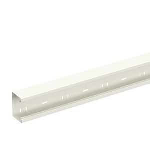 Lengte a 2,5m. Wandgoot 110x72 WGX wit RAL9010