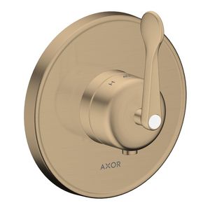 AXOR Archivio afbouwdeel inbouwthermostaat met rechte greep Brushed Bronze