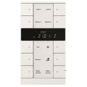 HVAC- sensor KNX - ClimaEco Mat wit 10f CE