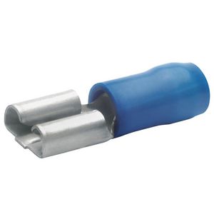 Vlaksteekhuls blauw 2,5mm² 730BZ VVE=100