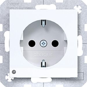 SCHUKO-wandcontactdoos oriEnt. LED schroefklemmen A.x/C.x wi